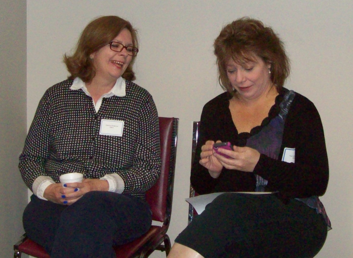 County Appreciation Breakfast Clients chatting cropped